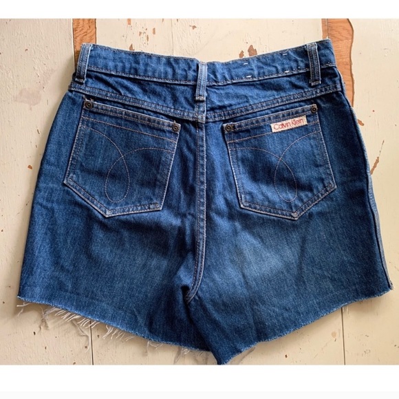 vintage Calvin Klein high waist cut offs - Picture 1 of 15